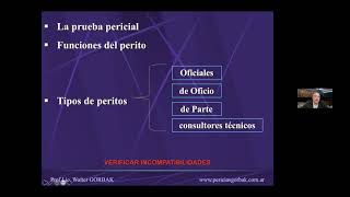 Medios de prueba: la labor pericial en la investigación criminal, controles y recaudos