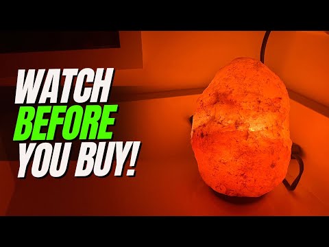 Honest Review of Himalayan Salt Lamp Night lights! AMAZING?! #himalayan #saltlamp