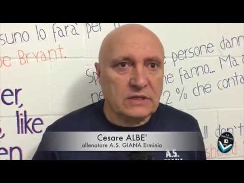 Intervista con mister Cesare ALBE' prima di GIANA-Sudtirol