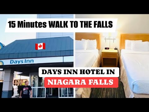 DAYS INN HOTEL, Niagara Falls, Ontario, Canada 🇨🇦 | Complete Tour | walking distance to the falls