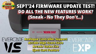 Evercade September 24 Firmware Update Test - Do All The New Features Work? (Sneak - No They Don't..)