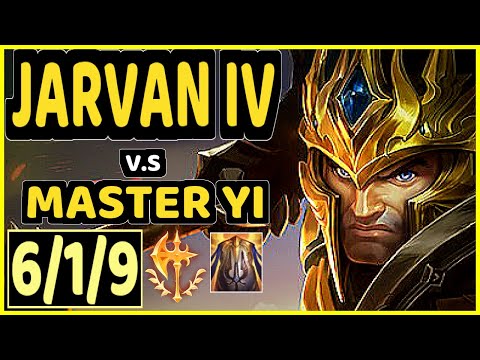 CAOS (JARVAN IV) vs MASTER YI - 6/1/9 KDA JUNGLE CHALLENGER GAMEPLAY - BR