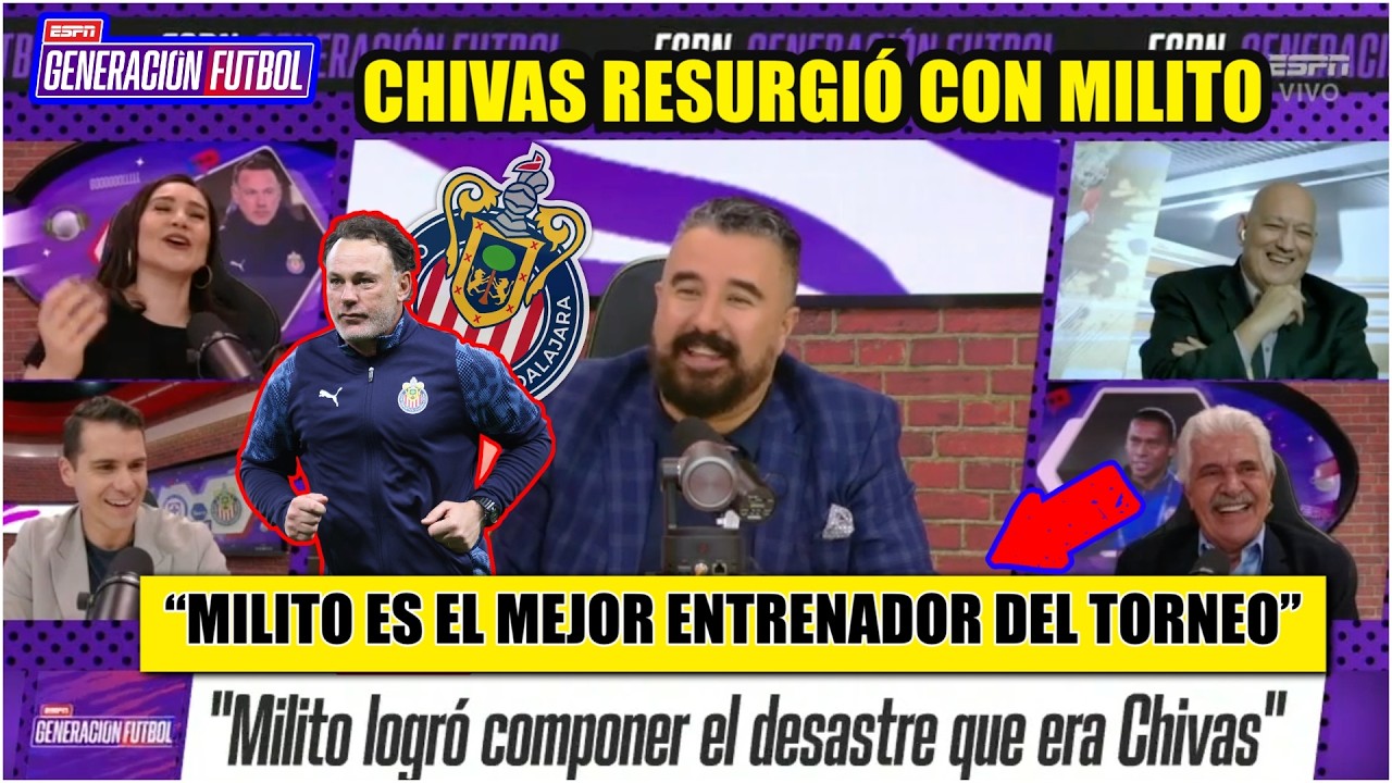 MILITO arregló el desastre de CHIVAS, sentenció Tuca ¿Es superior a EFRAÍN JUÁREZ? | Generación F
