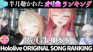 【ReGLOSS】半月で一番聴かれたオリ曲は？オリ曲ランキング 30 most viewed song in this month 2025/11/11～2025/11/25【ホロライブ】