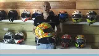 preview picture of video 'AGV Grid Sun Moon by Motorhelmetsonline valentino Rossi replica helm'