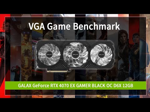 ������ GALAX ������ RTX 4070 EX GAMER BLACK OC D6X 12GB