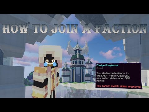 How to join a faction in Hypixel Pit!