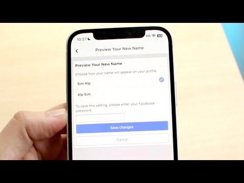 How To Change Name On Facebook App! (2023)