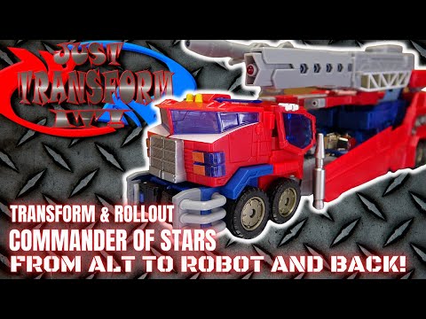 JUST TRANSFORM IT!: Transform & Rollout Commander of Stars (Cybertron Optimus Prime)