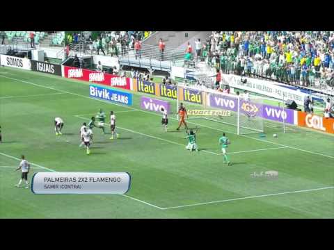 Gols - Série A: Palmeiras 4x2 Flamengo