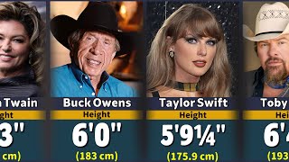 Height of the Most Famous Country Music Stars 2025