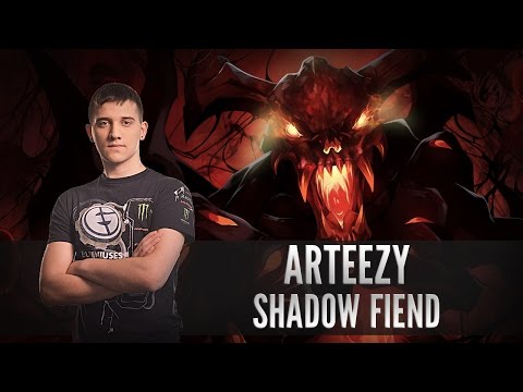 Arteezy (Shadow Fiend) - Gameplay Dota 2 MMR