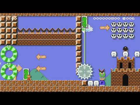 メットを左に蹴ろう all left kick ♪ by メロディアイ4 - Super Mario Maker - No Commentary 1bs