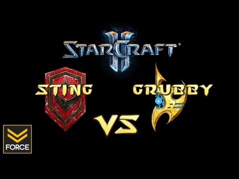 StarCraft 2 - Sting [T] vs Grubby [P] (Commentary)