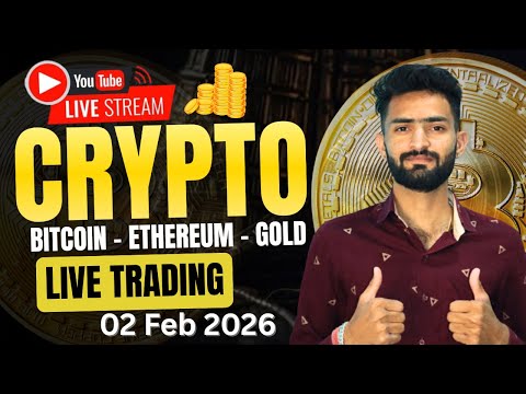 Today Live Crypto & Forex Trading | Btc Live Trading | gold Live Trading 02 Feb 2026 | #BTC #Gold