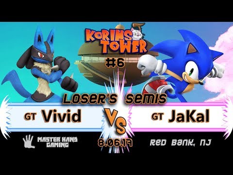 Korin's Tower 6 - GT | Vivid (Lucario) vs. GT | JaKal (Sonic, Donkey Kong) - Loser's Semifinals
