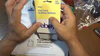 How to use two eBay gift cards together