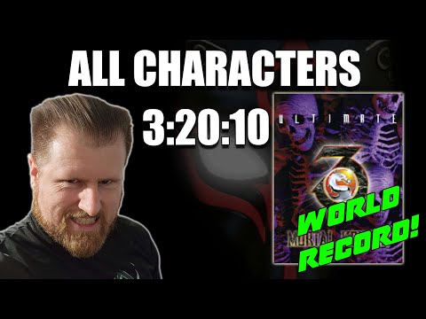 INSANE WORLD RECORD Ultimate Mortal Kombat 3 - Speedrun - All Characters - 3:20:10 [WR]
