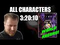 INSANE WORLD RECORD Ultimate Mortal Kombat 3 Speedrun All Characters 3 20 10 WR