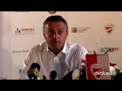 2013. augusztus 17. DVTK - KTE Szivics Tomiszláv nyilatkozata