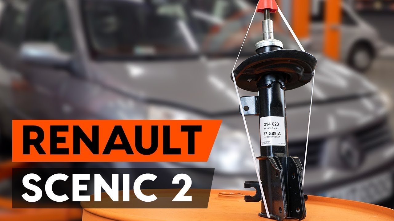 Cómo cambiar: amortiguador telescópico de la parte delantera - Renault Scenic 2 | Guía de sustitución