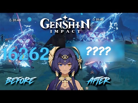 Childe C6 + Candace C6 Is She Any Good? Normal Attack Damage Buff Comparison | Genshin Impact