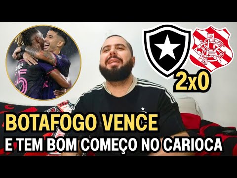REACT MELHORES MOMENTOS BOTAFOGO 2X0 BANGU - BOTAFOGO ASSUME LIDERANÇA DO GRUPO B