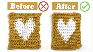Flat Tapestry Crochet HACK 🤩 🧶