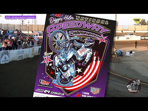 The Return of Dillon RUML! HEAT 1! 2023 AMA National Speedway Championship RND1! #speedway #xsratv