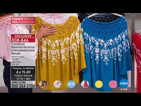 HSN | Curations Fashions 06.06.2018 - 09 PM