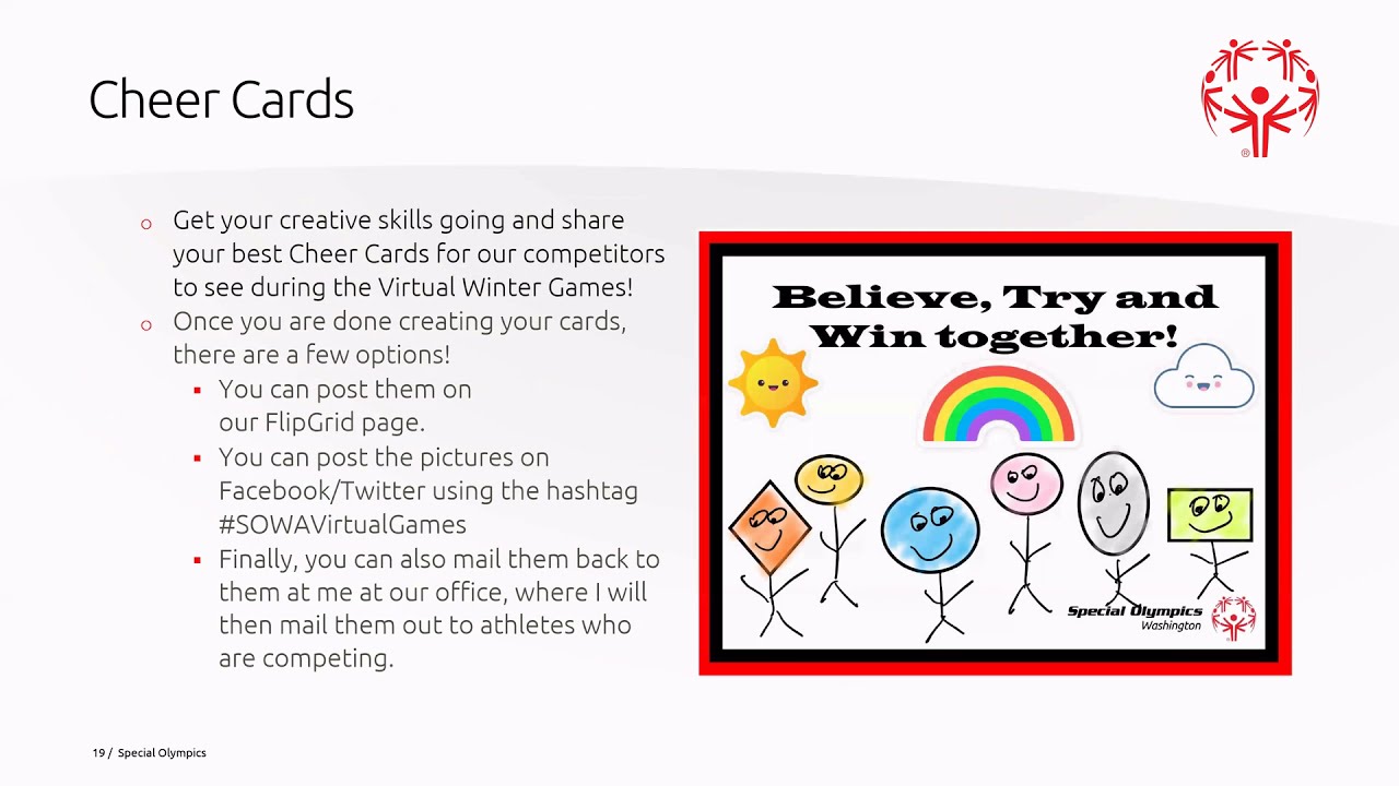 Virtual Winter Games Volunteer Training