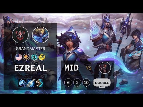 Ezreal Mid vs Lucian - NA Grandmaster Patch 10.8