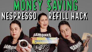 💰 Money Saving Nespresso Hack - Reuse & Refill Capsules Press N Seal Method