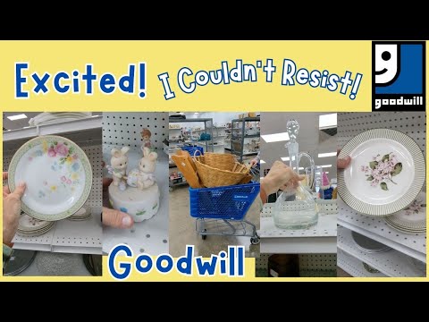 Goodwill Thrift with Me - So Excited, I Couldn't Resist the Prices! Thrifting Finds