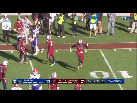 2017 USC vs Florida - Javon Kinlaw "They better call the ambulance"