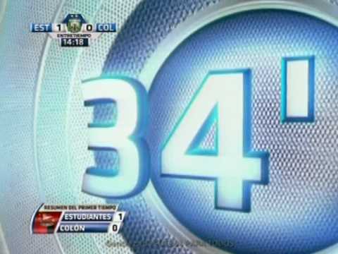 Estudiantes 1-0 Colón - Resumen primer tiempo - Fecha 10