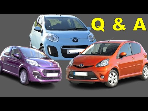 Citroen C1 Peugeot 107 Toyota Aygo Questions❓and Answers👍