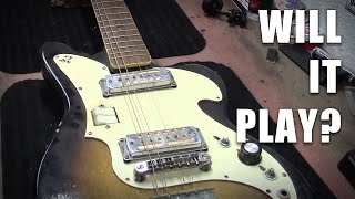 1960s Teisco Repair. Will It Play?