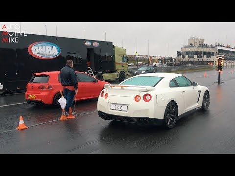 1050HP Nissan GT-R R35 Switzer P800 - BRUTAL Launch Control Accelerations!