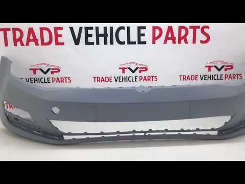 Fits VW Golf Mk7 2013­ Front Bumper Primed No Pdc No Washer Holes video