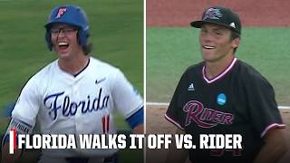 WHAT A FINISH 🤯 Rider Broncs vs. Florida Gators | Full Game Highlights | ESPN College Baseball