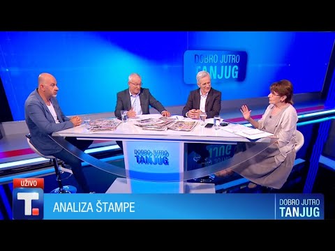 DOBRO JUTRO TANJUG - Analiza štampe 29.06.22. • Miloš Garić i Jelica Minić