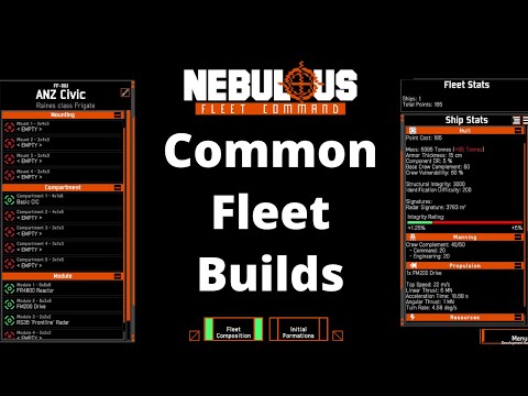 Common Fleet Builds | NEBULOUS: Fleet Command