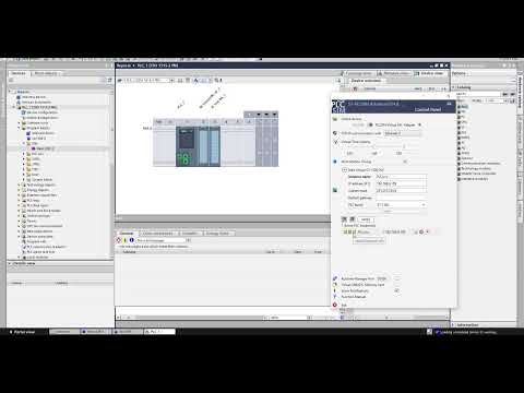 PLC Basic 1:Tia Portal PLCSIM Advanced 4.0 connecting plc to Virtual Ethernet PLCSIM Advanced