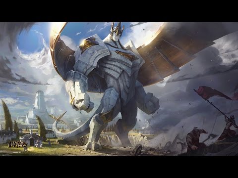 (REWORKED)Galio VS Zed 1v1 LeagueOfLegends