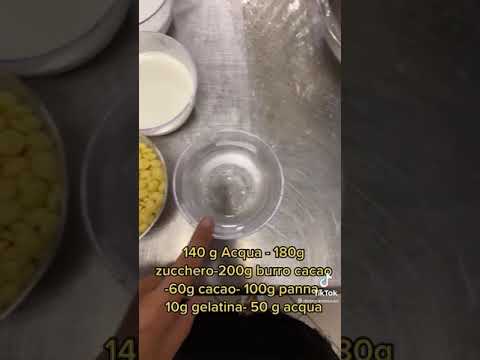 glassa a specchio al cacao