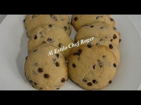 GALLETAS CON CHISPAS DE CHOCOLATE, Receta #246, Triki-trakes, chokis, chips ahoy. Video