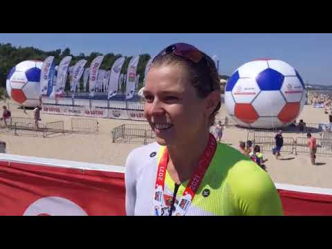 Leanne Fanoy third at Challenge Gdansk.