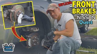 How To Replace Front Brakes - Nissan Quest (Andy’s Garage: Episode - 556)