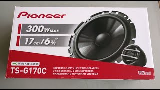 Pioneer TS-G170C Speakers Installing In To A Citroen DS3